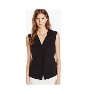BCBG Max Azria extra small black vest with pockets